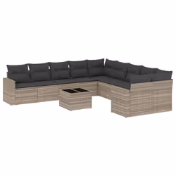 VidaXL 3251849, Gris foncé, Rotin, Acier, 110 kg, Adultes et enfants, 655 mm, 620 mm
