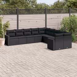 VidaXL 3251852 banc de jardin Rotin, Verre trempé