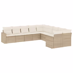 VidaXL 3251855, Crème, Rotin, Verre trempé, 110 kg, Adultes et enfants, 550 mm, 550 mm