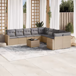 VidaXL 3251856 banc de jardin Rotin, Verre trempé