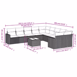VidaXL 3251857 banc de jardin Rotin, Verre trempé