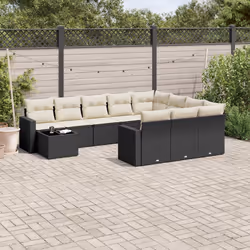VidaXL 3251863 banc de jardin Rotin, Verre trempé