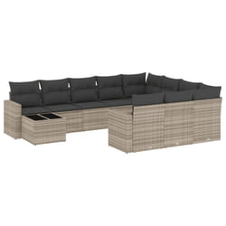 VidaXL 3251869 banc de jardin Rotin, Verre trempé