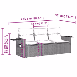 VidaXL 3252197 ensemble de meubles de jardin
