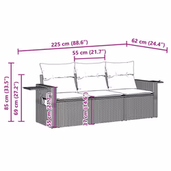 VidaXL 3252199 ensemble de meubles de jardin
