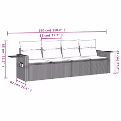 VidaXL 3252230 ensemble de meubles de jardin