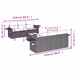 VidaXL 3252243 ensemble de meubles de jardin