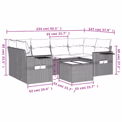 VidaXL 3252253 ensemble de meubles de jardin