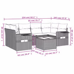 VidaXL 3252256 ensemble de meubles de jardin