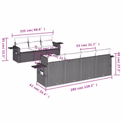 VidaXL 3252270 ensemble de meubles de jardin