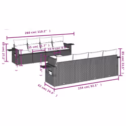 VidaXL 3252285 ensemble de meubles de jardin