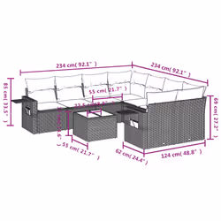 VidaXL 3252292 ensemble de meubles de jardin