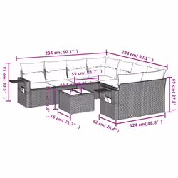VidaXL 3252300 ensemble de meubles de jardin