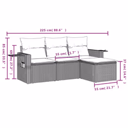 VidaXL 3252403 ensemble de meubles de jardin