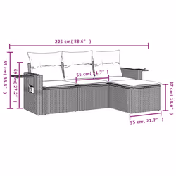 VidaXL 3252405 ensemble de meubles de jardin