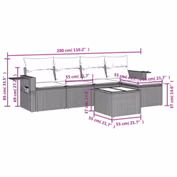 VidaXL 3252423 ensemble de meubles de jardin