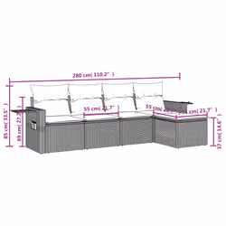 VidaXL 3252425 ensemble de meubles de jardin