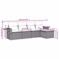 VidaXL 3252427 ensemble de meubles de jardin