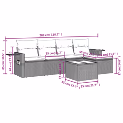 VidaXL 3252430 ensemble de meubles de jardin