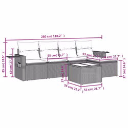 VidaXL 3252433 ensemble de meubles de jardin