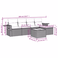 VidaXL 3252440 ensemble de meubles de jardin
