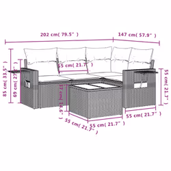 VidaXL 3252457 ensemble de meubles de jardin