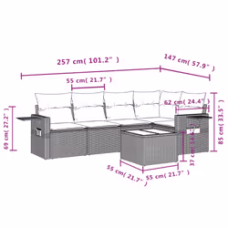 VidaXL 3252477 ensemble de meubles de jardin
