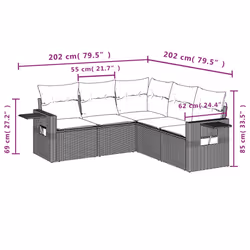 VidaXL 3252482 ensemble de meubles de jardin