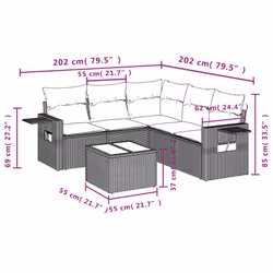 VidaXL 3252496 ensemble de meubles de jardin