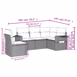 VidaXL 3252510 ensemble de meubles de jardin