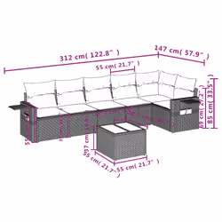 VidaXL 3252533 ensemble de meubles de jardin