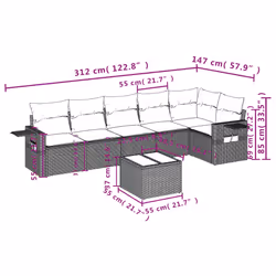 VidaXL 3252539 ensemble de meubles de jardin