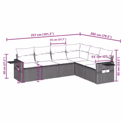 VidaXL 3252555 ensemble de meubles de jardin