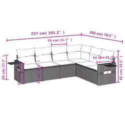 VidaXL 3252560 ensemble de meubles de jardin
