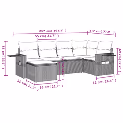 VidaXL 3252810 ensemble de meubles de jardin