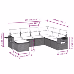 VidaXL 3252833 ensemble de meubles de jardin