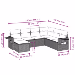 VidaXL 3252837 ensemble de meubles de jardin
