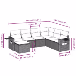 VidaXL 3252840 ensemble de meubles de jardin