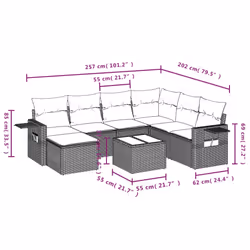 VidaXL 3252842 ensemble de meubles de jardin