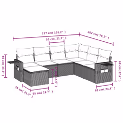 VidaXL 3252843 ensemble de meubles de jardin