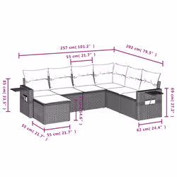 VidaXL 3252847 ensemble de meubles de jardin