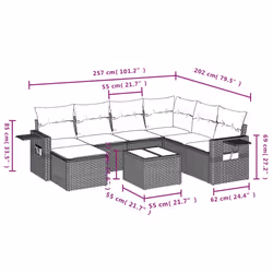 VidaXL 3252849 ensemble de meubles de jardin