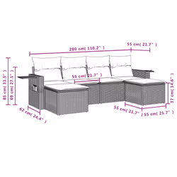 VidaXL 3252852 ensemble de meubles de jardin
