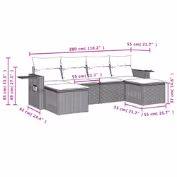 VidaXL 3252857 ensemble de meubles de jardin
