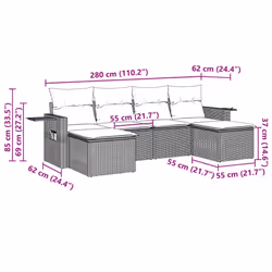 VidaXL 3252859 ensemble de meubles de jardin