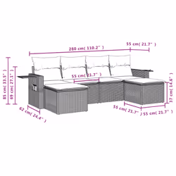 VidaXL 3252863 ensemble de meubles de jardin
