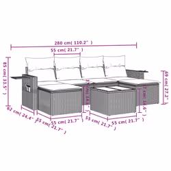 VidaXL 3252866 ensemble de meubles de jardin