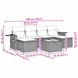 VidaXL 3252869 ensemble de meubles de jardin