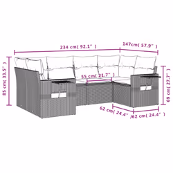 VidaXL 3252916 ensemble de meubles de jardin