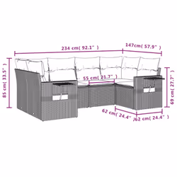 VidaXL 3252920 ensemble de meubles de jardin